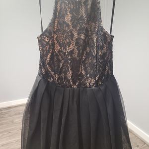 Windsor Homecoming Black/Nude and lace, size 13/14